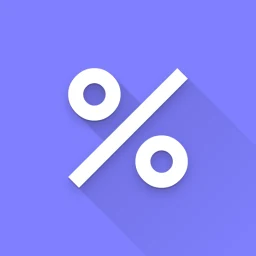 Biểu tượng Máy tính phần trăm đơn giản